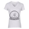 Heavy Cotton Women's V-Neck T-Shirt Thumbnail